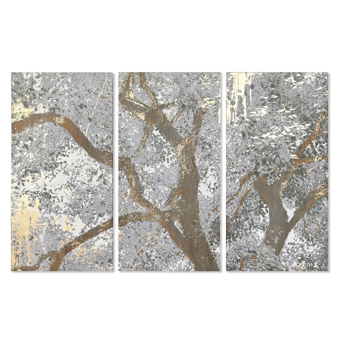 Tela Dkd Home Decor Tela Legno Mdf 150 X 3,8 X 100 Cm (3 Pezzi)