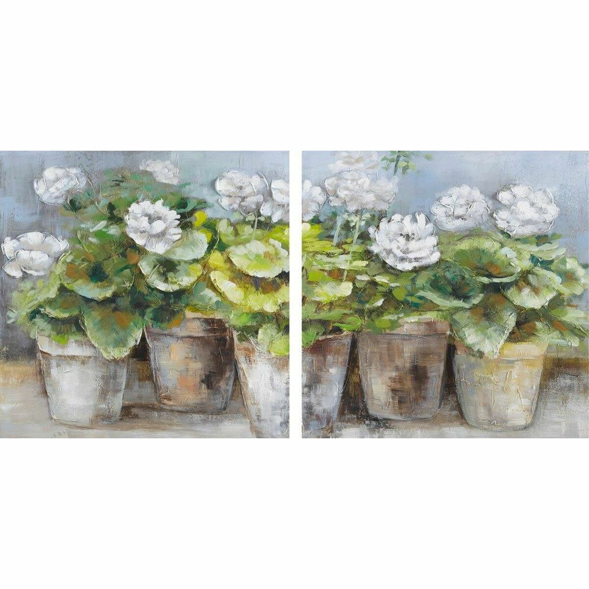 Tela Dkd Home Decor Pino Tela 80 X 3,5 X 80 cm