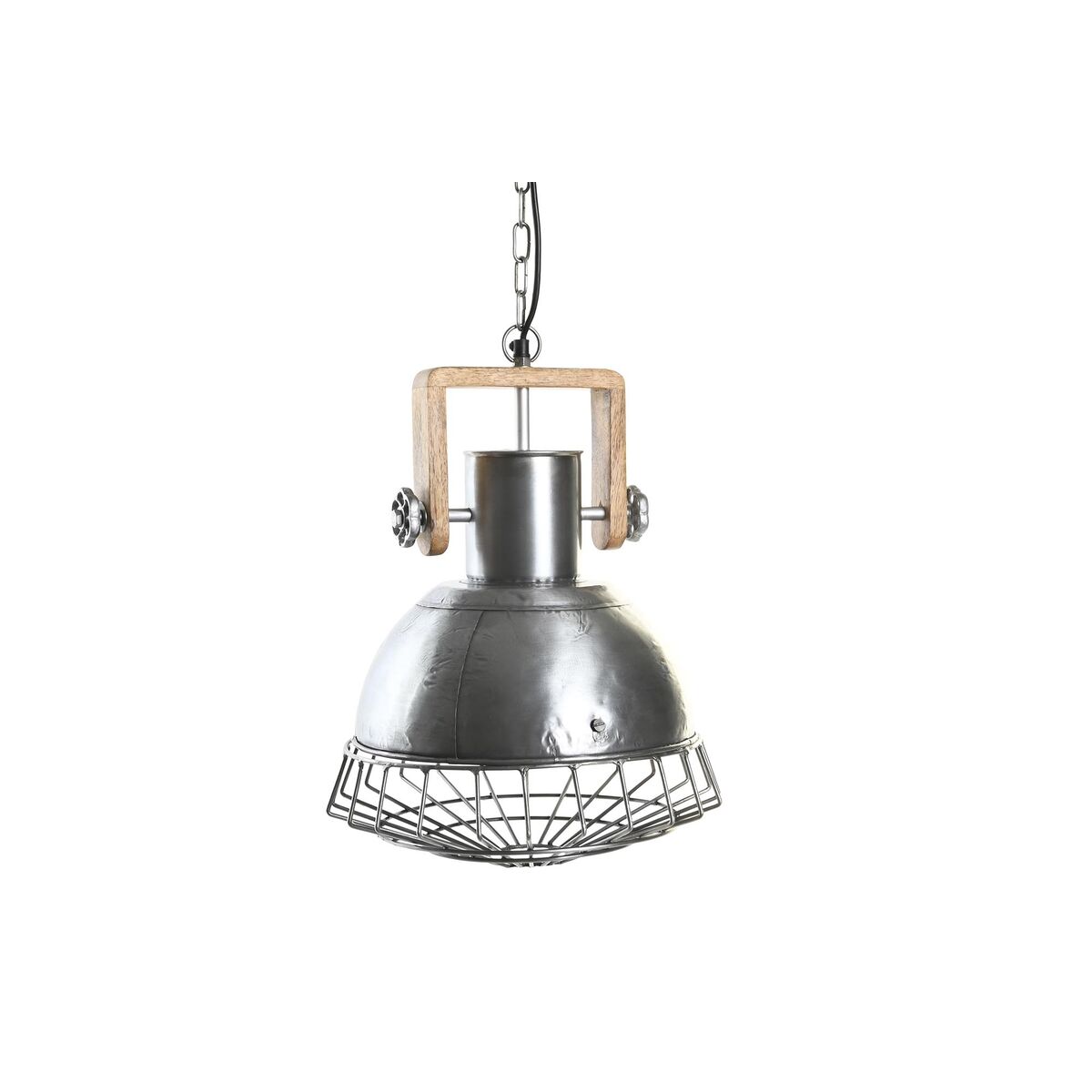 Lampadario Dkd Home Decor Argentato Marrone Argento 50 W (31 X 31 X 44 Cm)