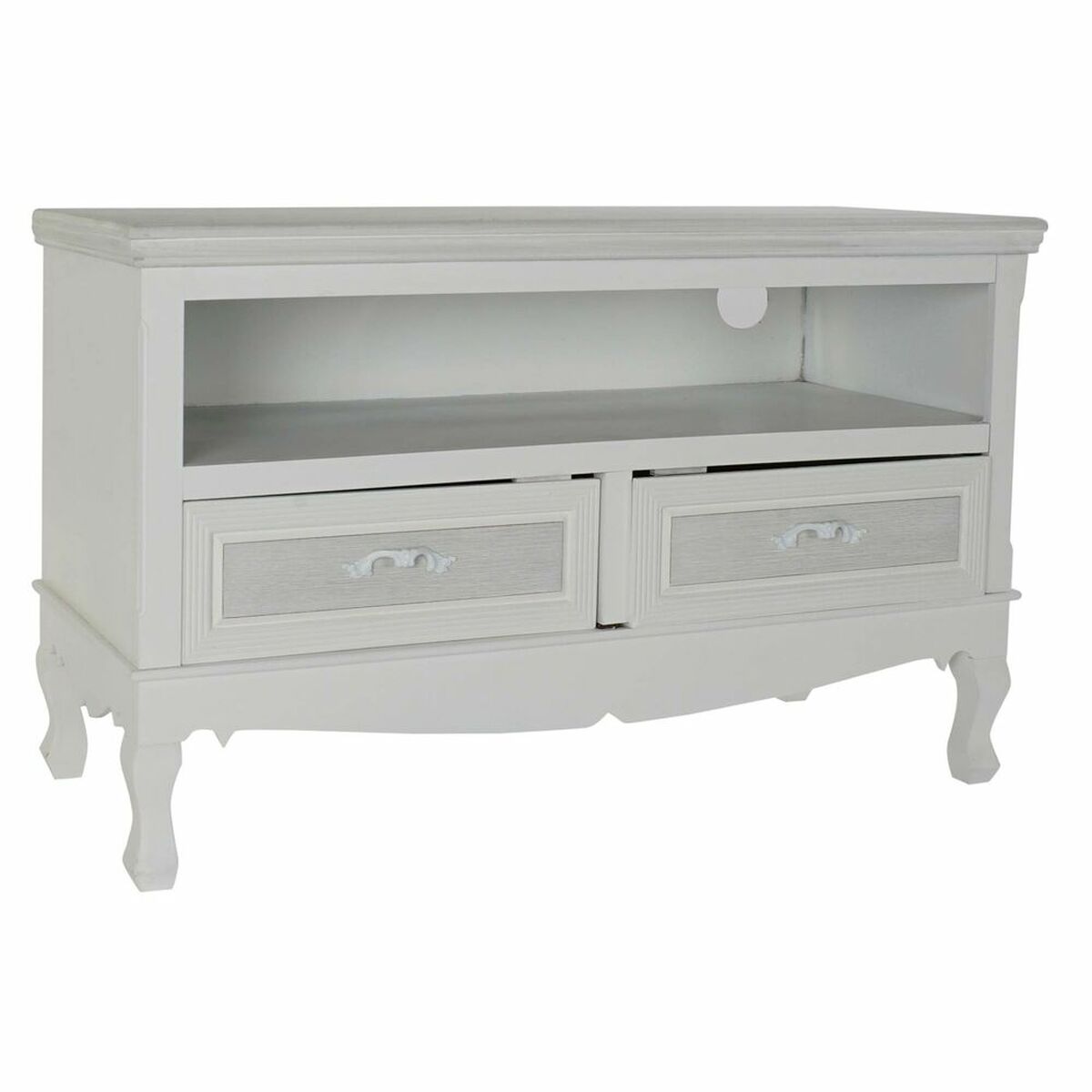 Tavolino Da Caffè Dkd Home Decor Bianco Legno Legno Mdf 100 X 42 X 61 cm