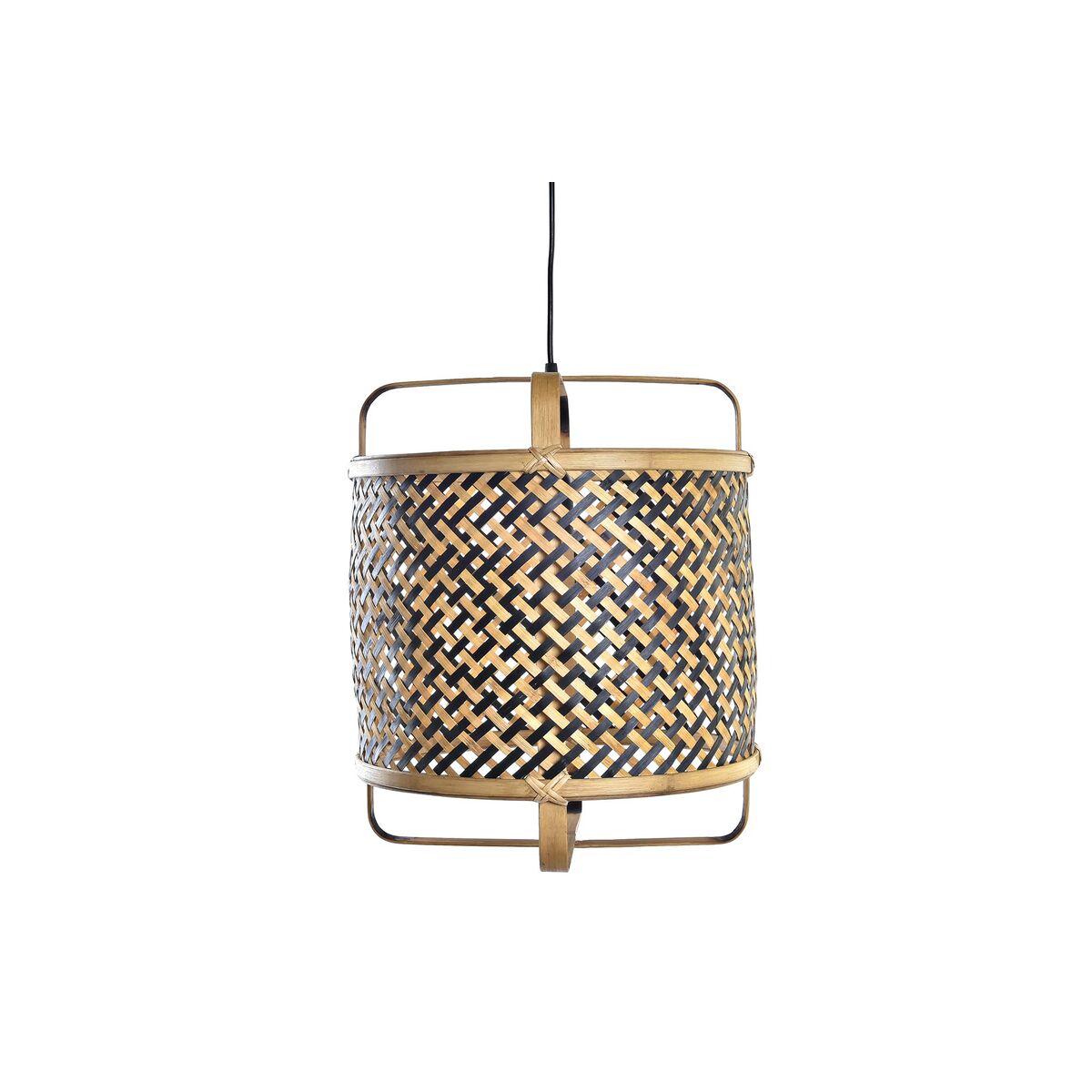 Lampadario Dkd Home Decor Nero Marrone 220 V 50 W (36 X 36 X 48 Cm)