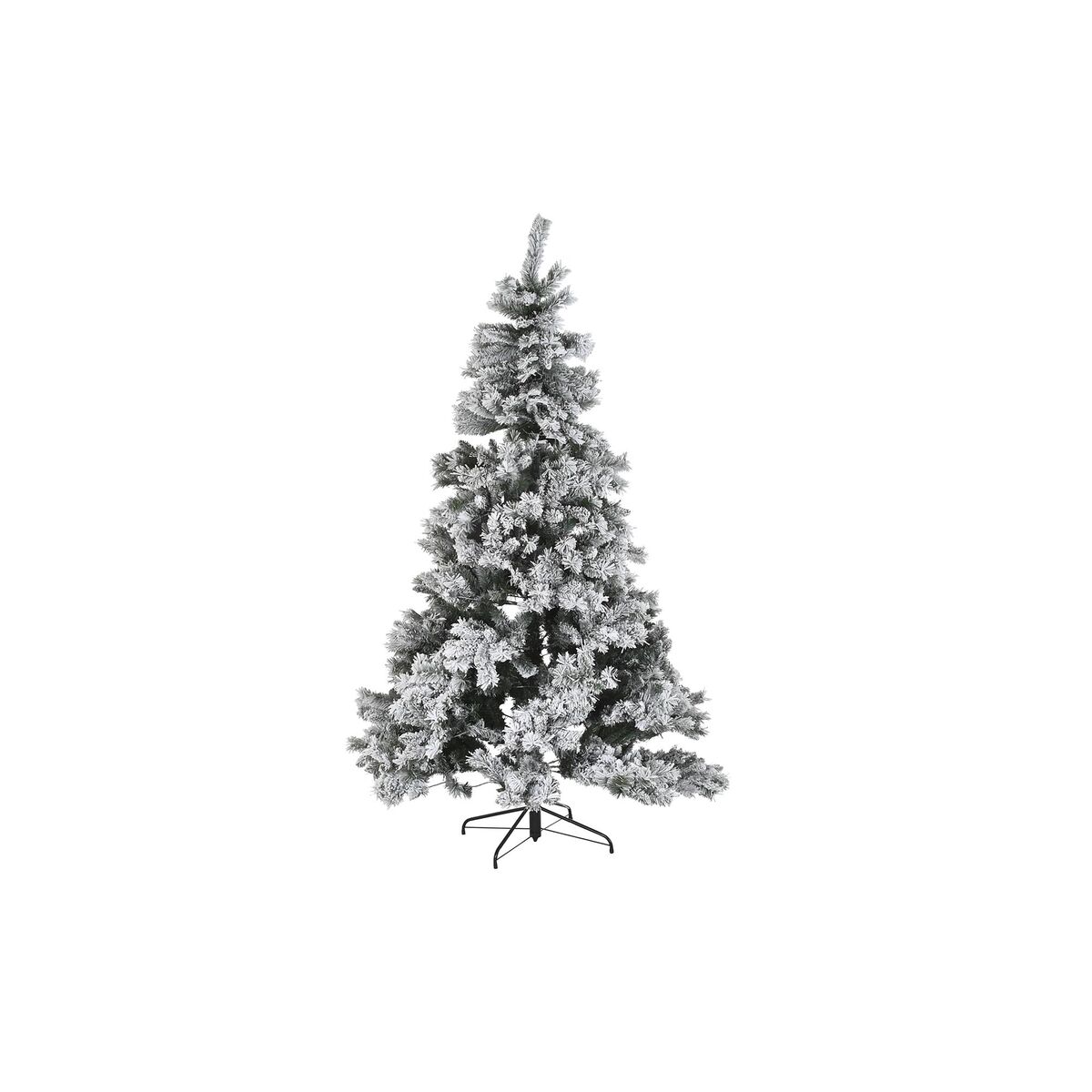 Albero Di Natale Dkd Home Decor Bianco Verde Metallo Polietilene Nevoso 130 X 130 X 218 cm