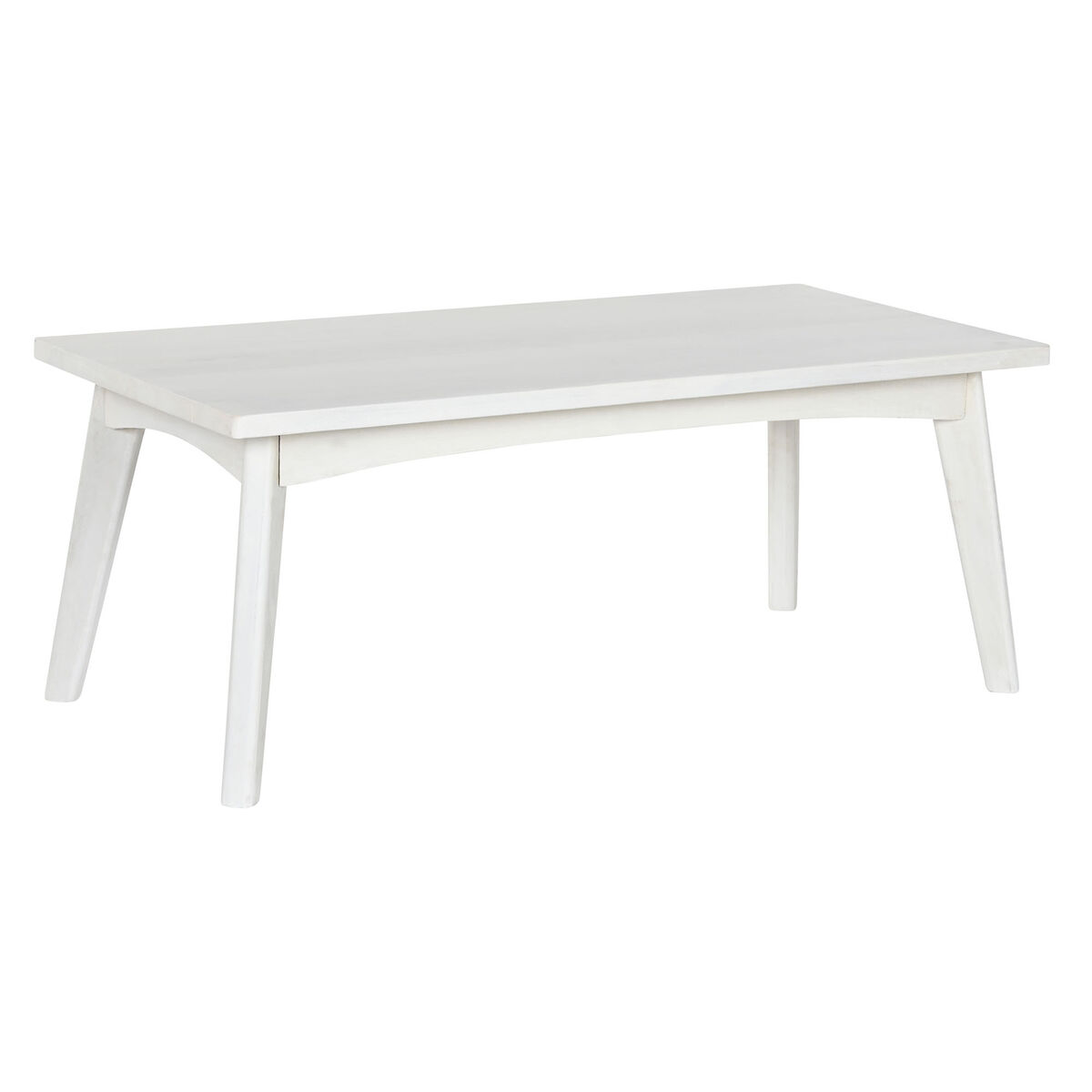 Tavolino Da Caffè Home Esprit Bianco Legno Di Mango 115 X 55 X 45 cm