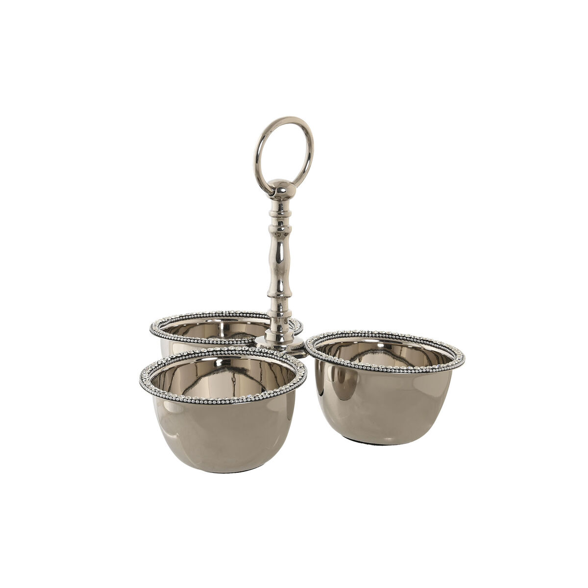Centrotavola Dkd Home Decor Argentato Acrilico Alluminio 24 X 24 X 18 cm