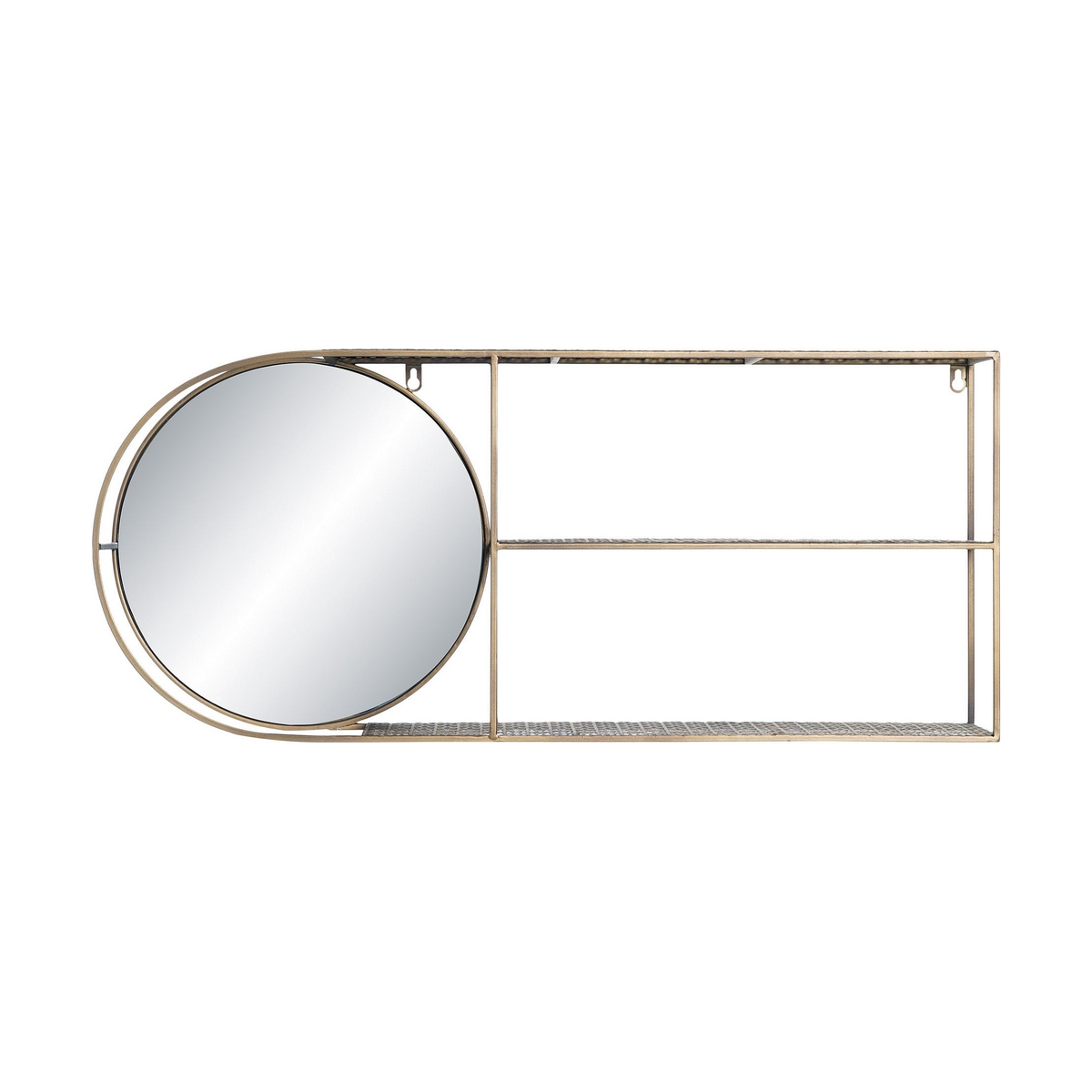 Specchio Da Parete Dkd Home Decor Dorato Moderno 80 X 13 X 35 cm