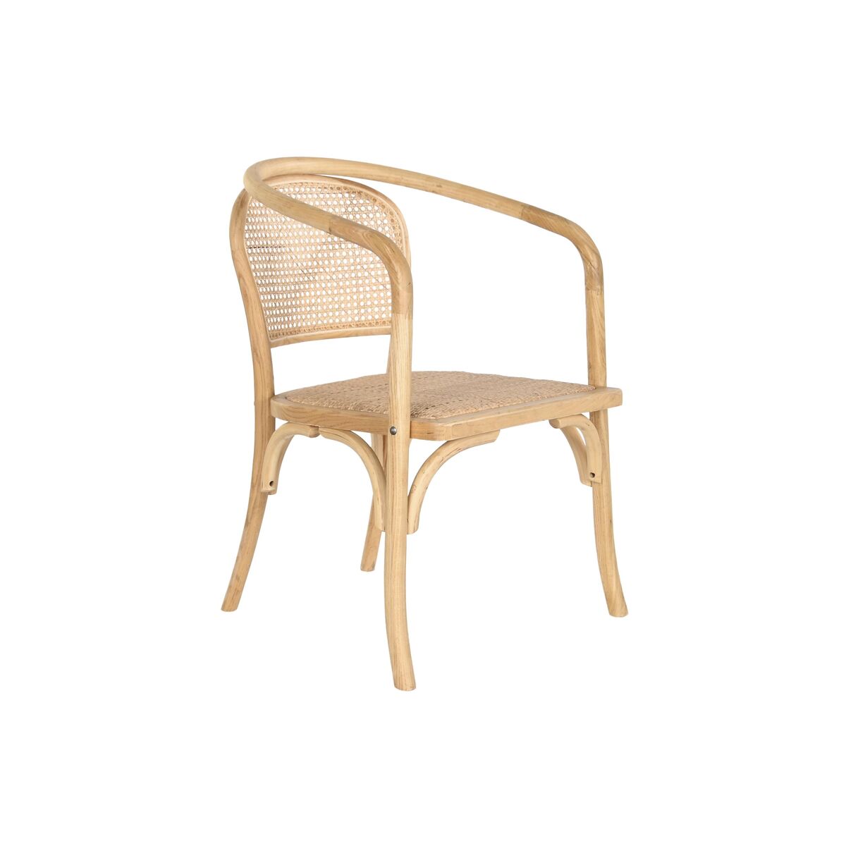 Sedia Da Sala Da Pranzo Dkd Home Decor Naturale 53 X 54 X 80 cm