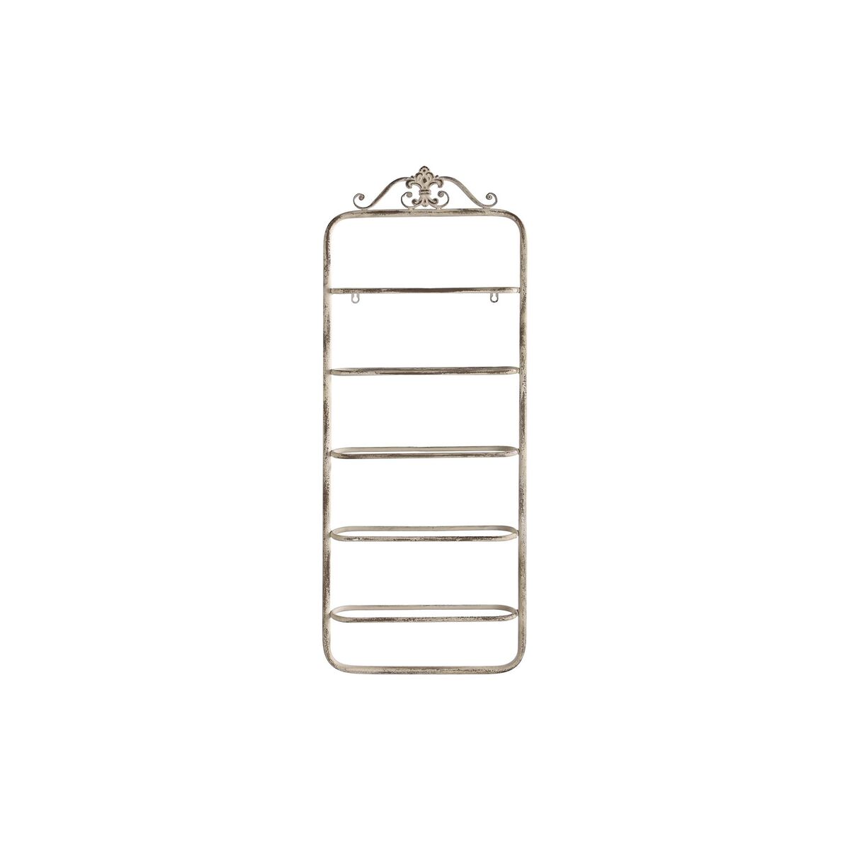 Portabottiglie Dkd Home Decor Metallo Bianco (39 X 9,5 X 102,5 Cm)