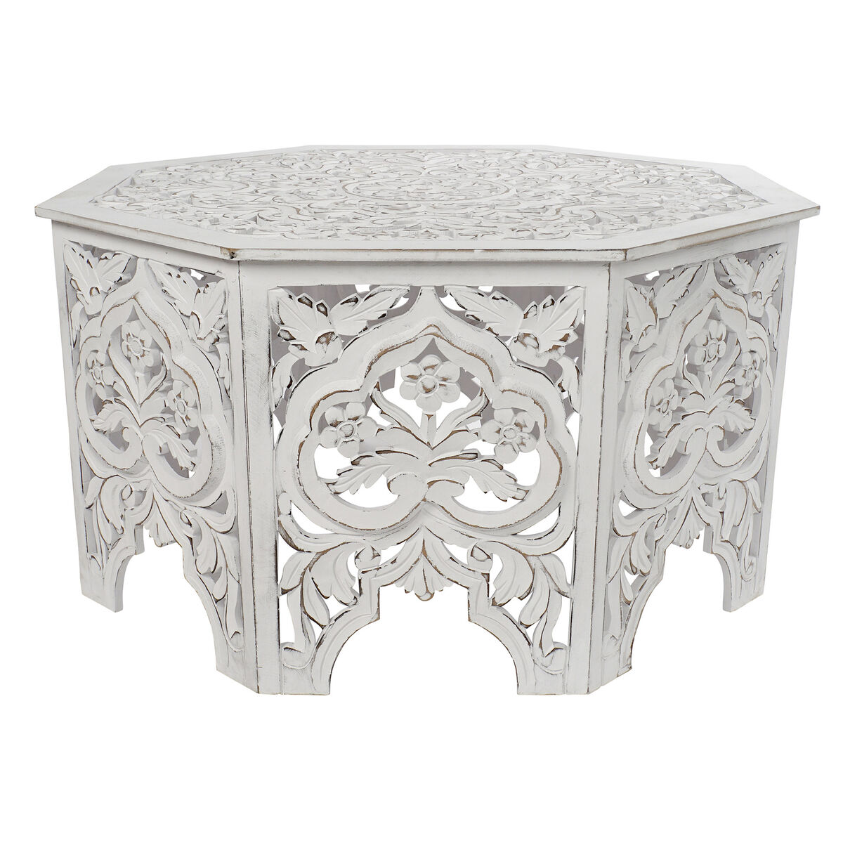 Tavolino Da Caffè Dkd Home Decor Legno Mdf 84 X 84 X 46 cm