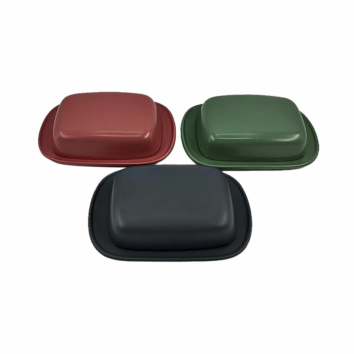 Portaburro Dkd Home Decor 19 X 13 X 5 Cm Gres (3 Pezzi)