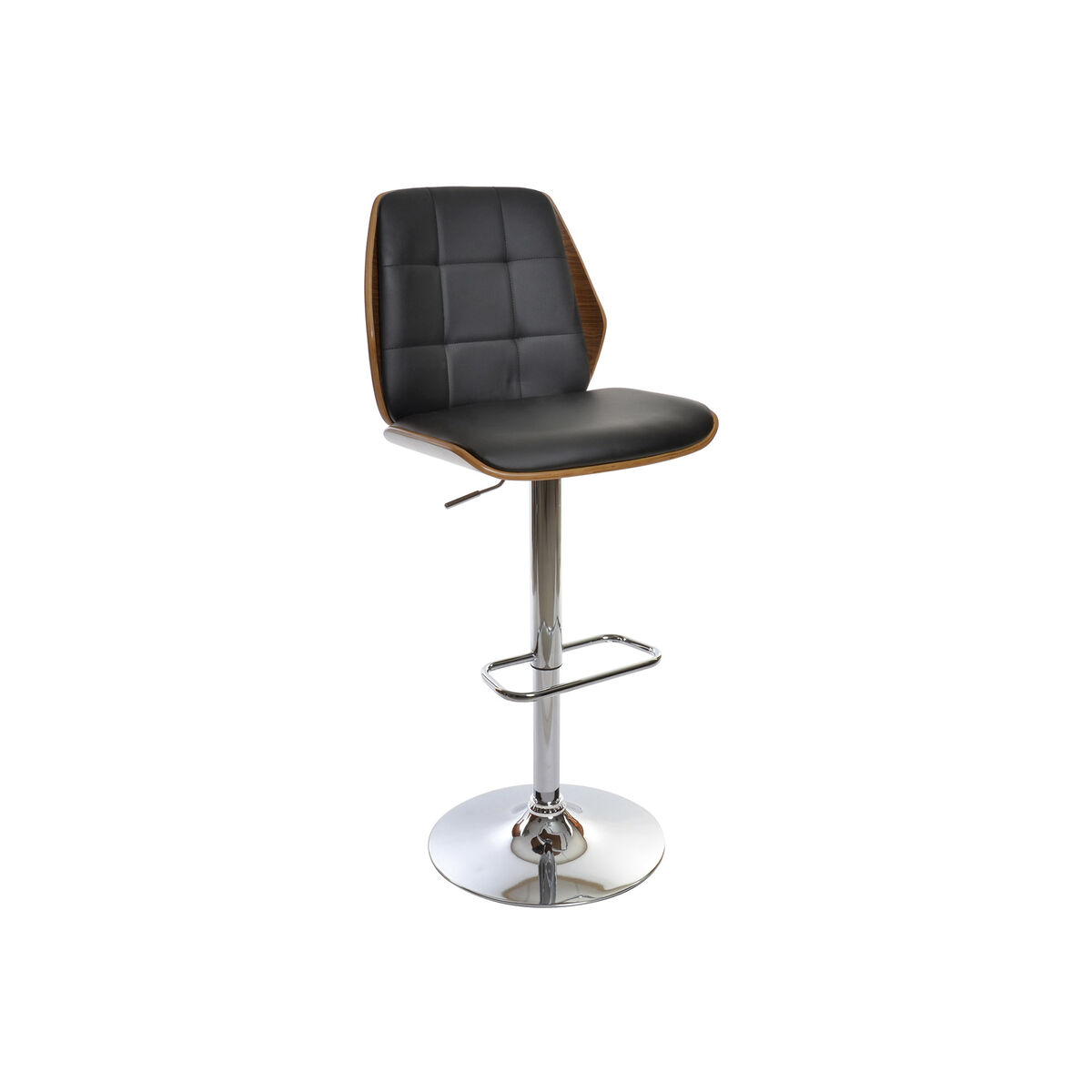 Sedia Dkd Home Decor Marrone Nero Argentato 50 X 52 X 121 cm