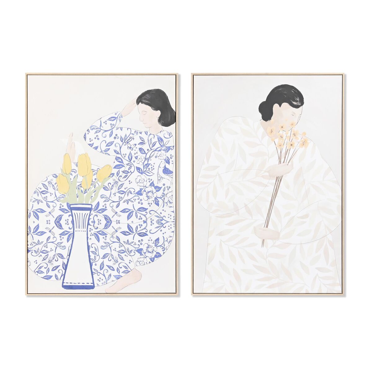 Tela Dkd Home Decor Polistirene Tela 80 X 4 X 120 cm