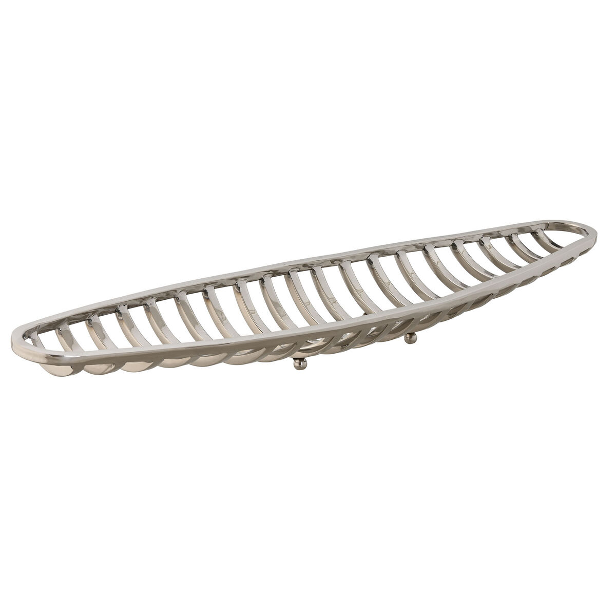 Centrotavola Home Esprit Argentato Acciaio 51 X 12 X 6 cm