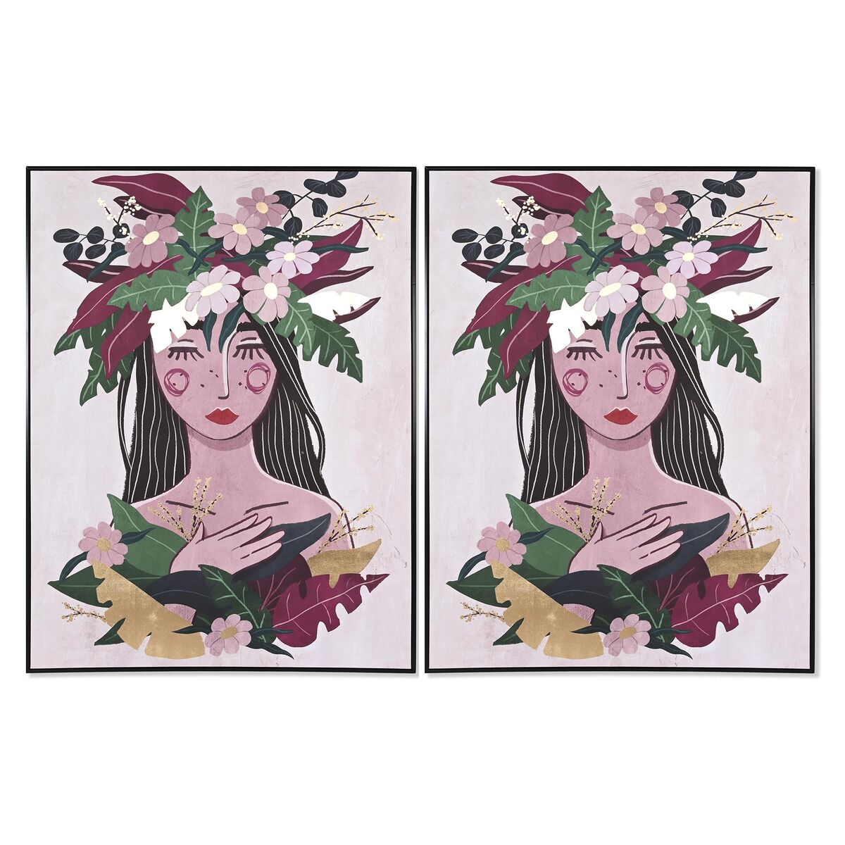 Tela Dkd Home Decor Polistirene Tela 103 X 4,5 X 143 cm