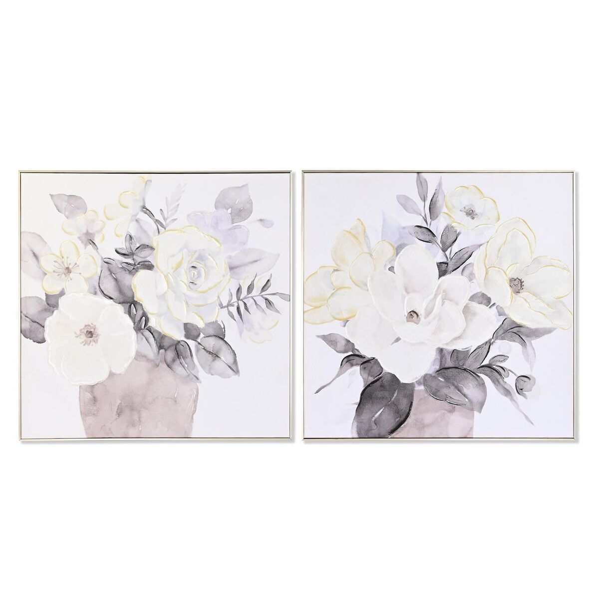 Tela Dkd Home Decor Polistirene Tela 80 X 3,5 X 80 cm