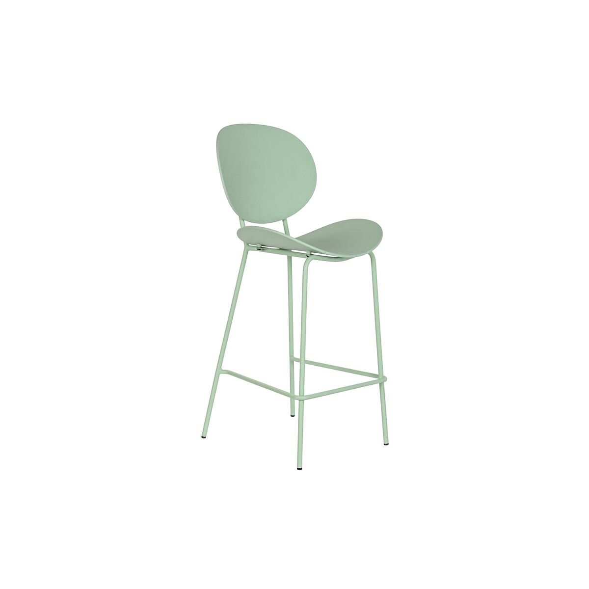 Sgabello Dkd Home Decor 52,5 X 49 X 104 Cm Metallo Verde Polipropilene