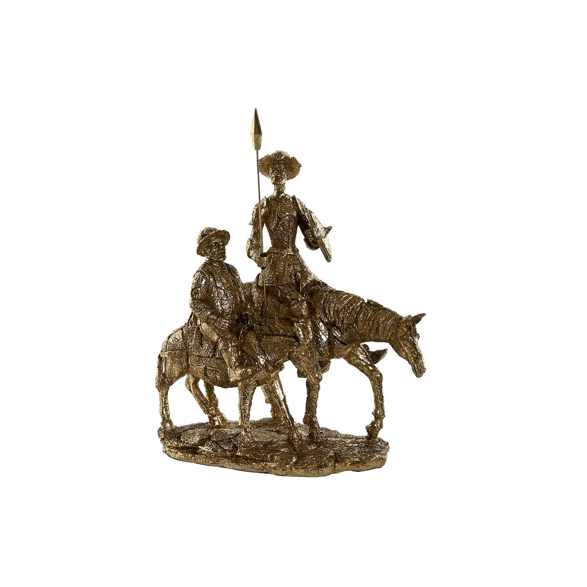Statua Decorativa Home Esprit Dorato Resina 29 X 15 X 36 cm