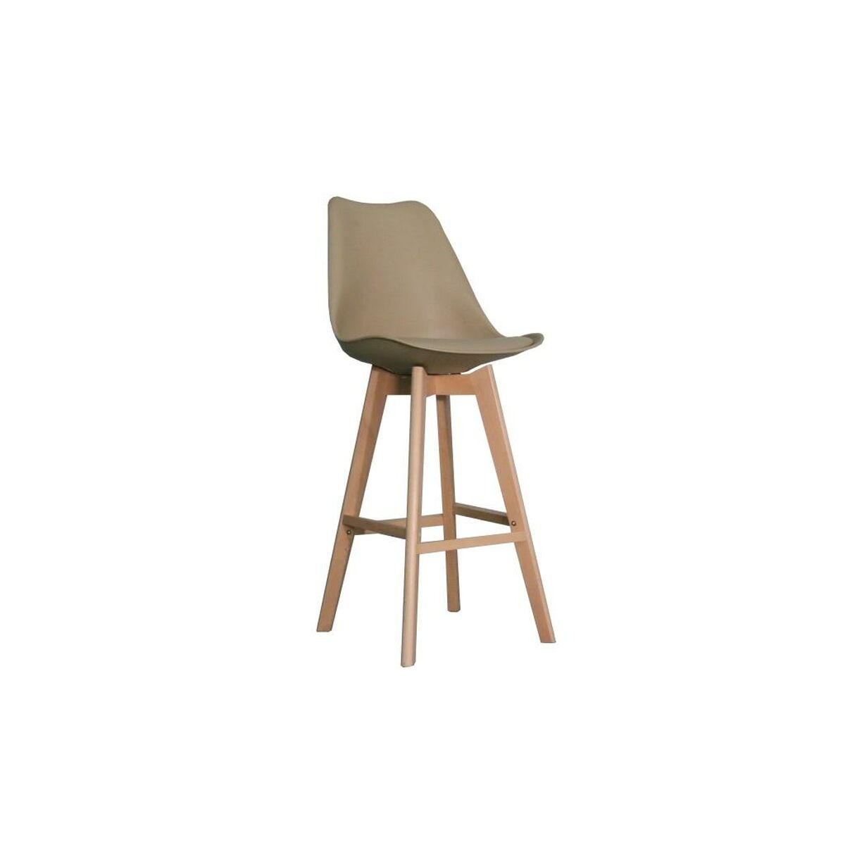Sgabello Dkd Home Decor Beige Faggio 48,5 X 55 X 109 cm