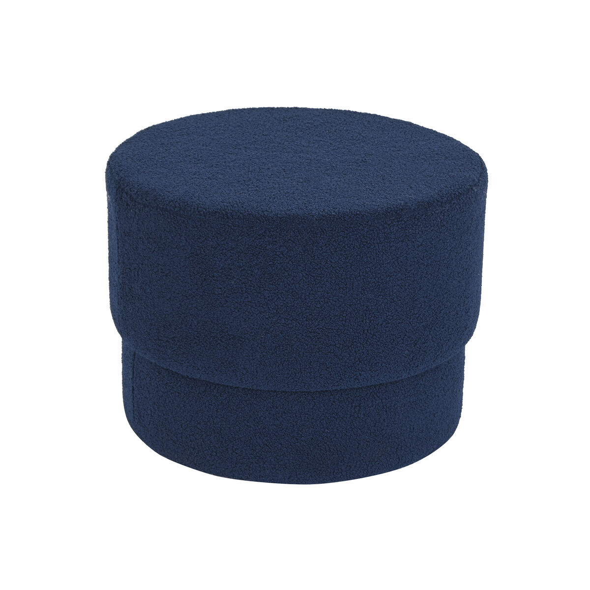 Poggiapiedi Dkd Home Decor Azzurro Velluto 55 X 55 X 40 cm
