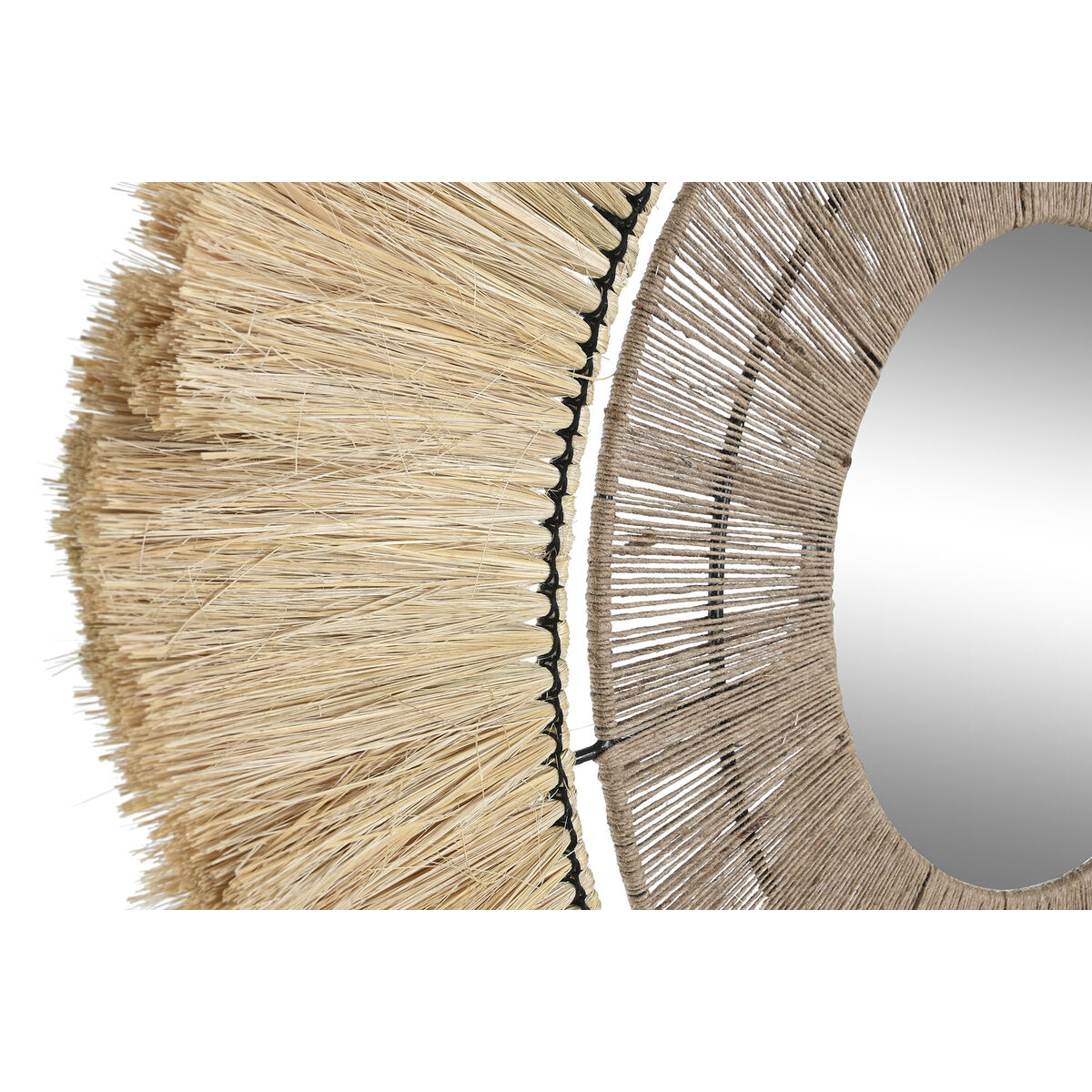 Specchio Da Parete Dkd Home Decor Naturale Bali 79 X 4 X 79 cm - Image 3