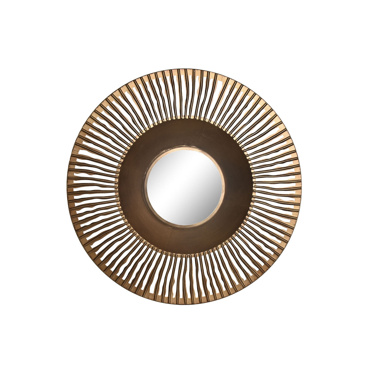 Specchio Da Parete Home Esprit Rame 70 X 8,5 X 70 cm