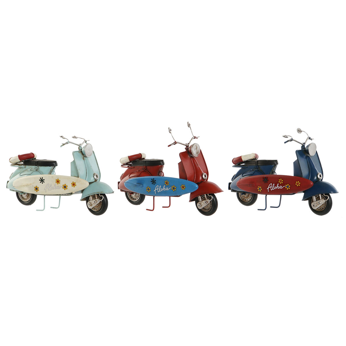 Statua Decorativa Home Esprit Moto 26,5 X 11 X 17 Cm (3 Unità)