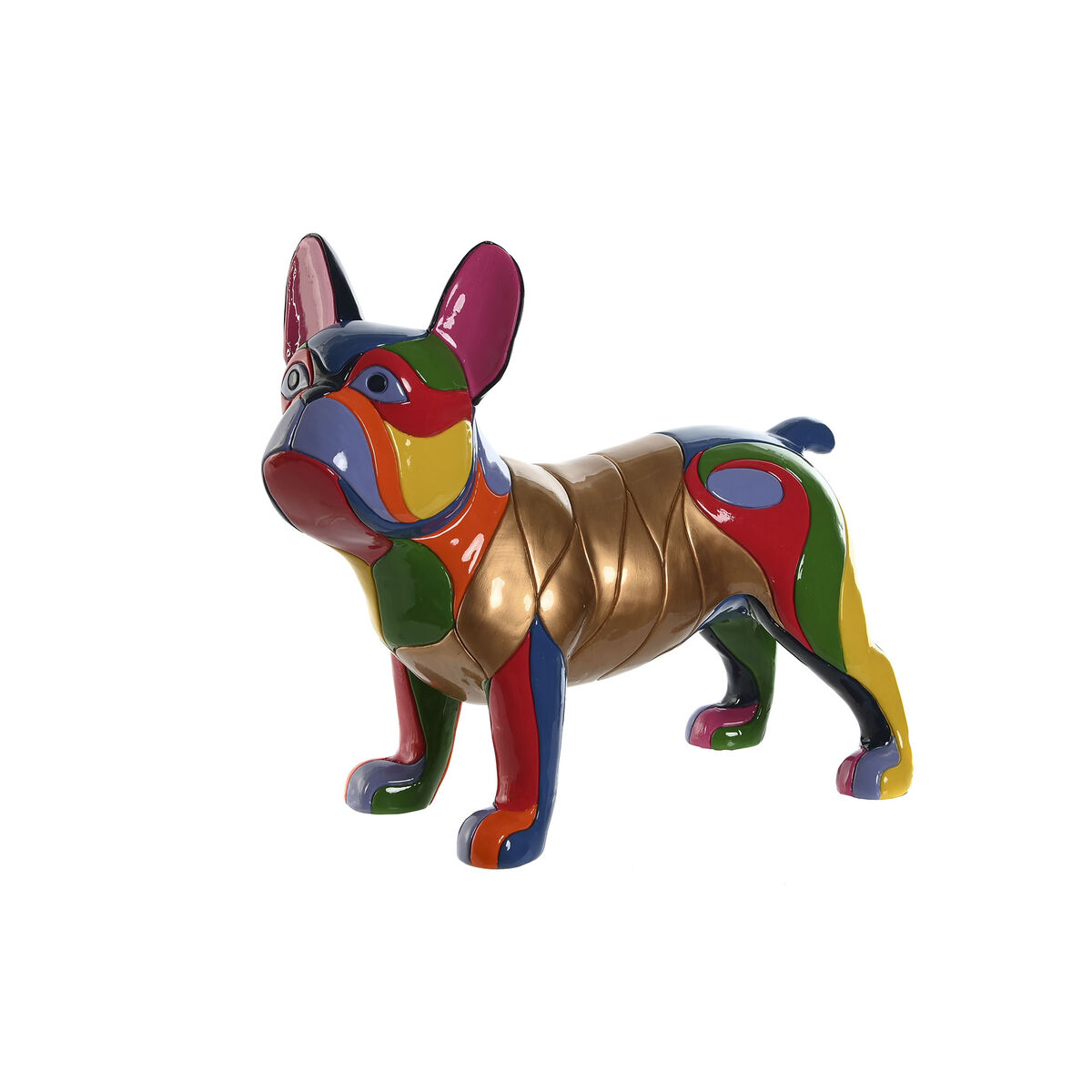 Statua Decorativa Home Esprit Multicolore Cane 44 X 19 X 35,5 cm