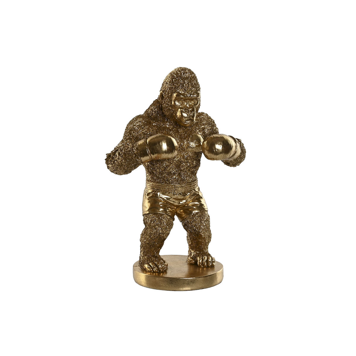 Statua Decorativa Home Esprit Dorato Resina 24 X 16 X 33,5 cm