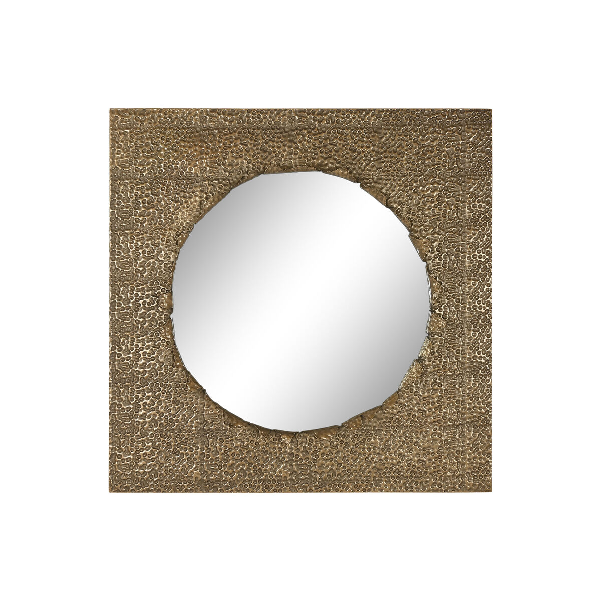 Specchio Da Parete Home Esprit Dorato 80 X 6 X 80 cm
