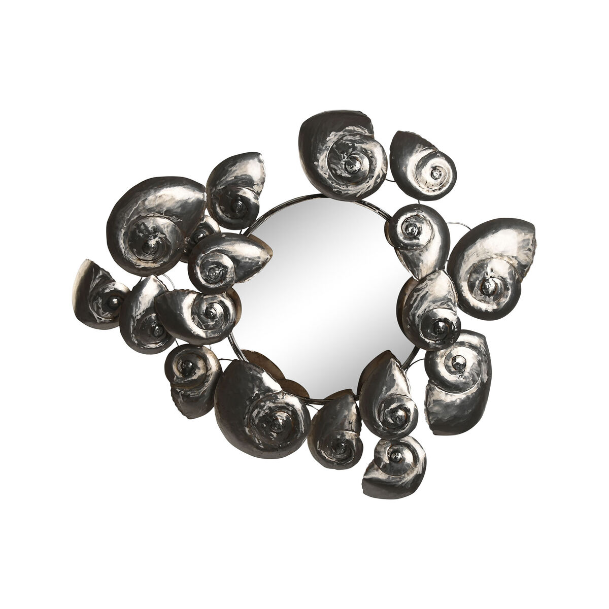 Specchio Da Parete Home Esprit Argentato 95 X 10 X 80 Cm 90 X 10 X 80 cm