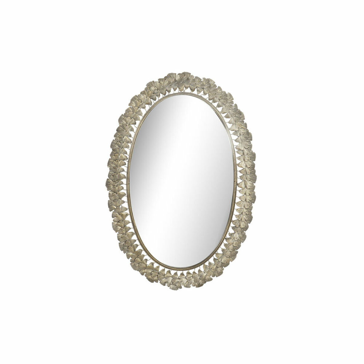Specchio Da Parete Dkd Home Decor Champagne Foglia Della Pianta 69 X 3,5 X 98,5 cm