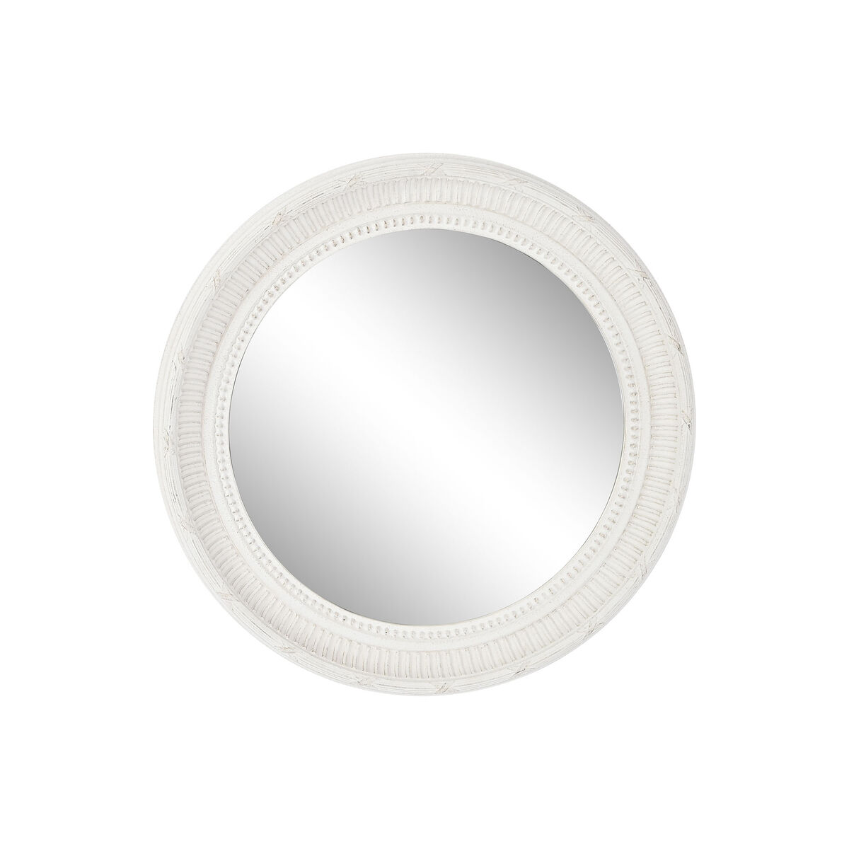 Specchio Da Parete Home Esprit Bianco 66 X 5 X 66 cm