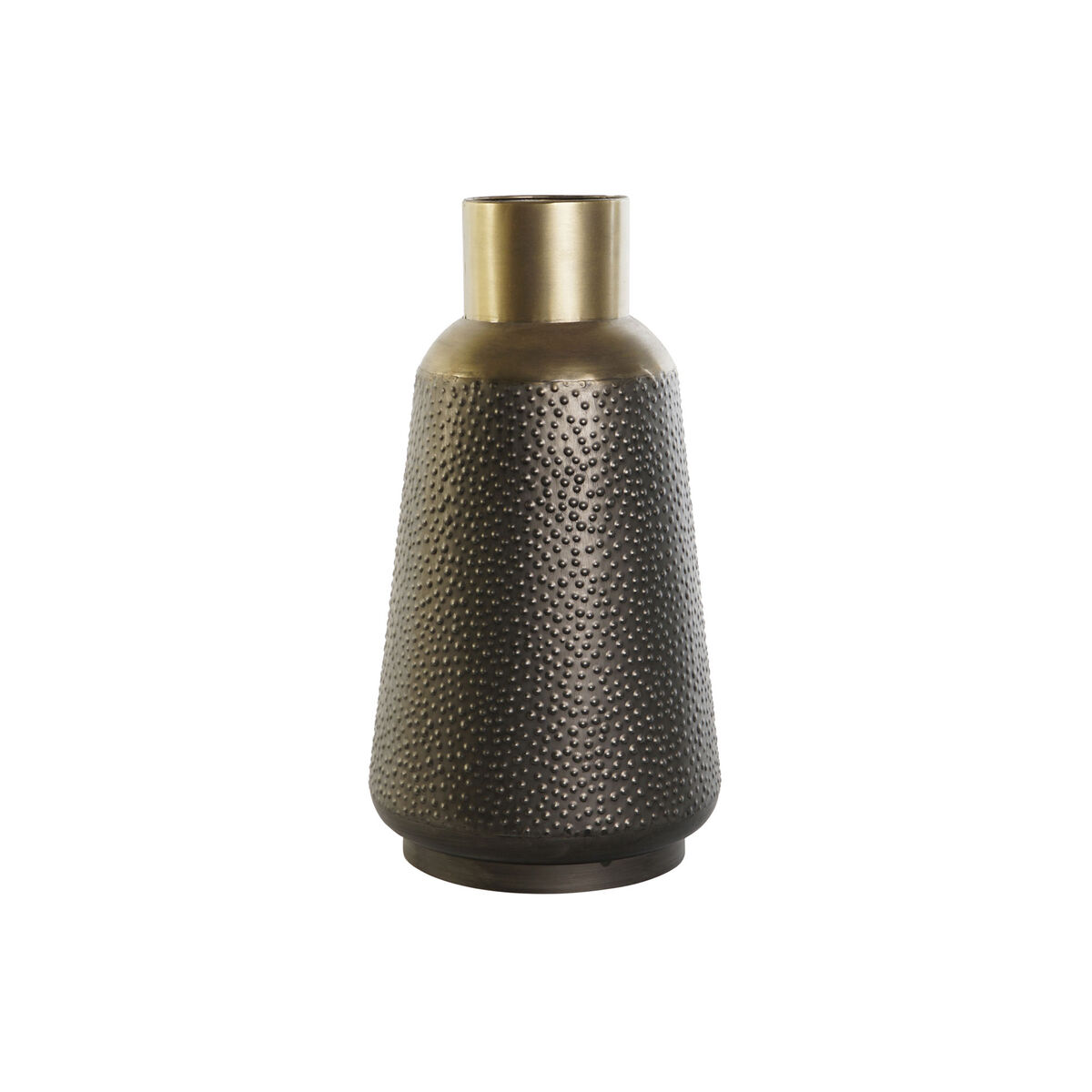 Vaso Dkd Home Decor Grigio Dorato Grigio Scuro Metallo Moderno 25 X 25 X 47 cm