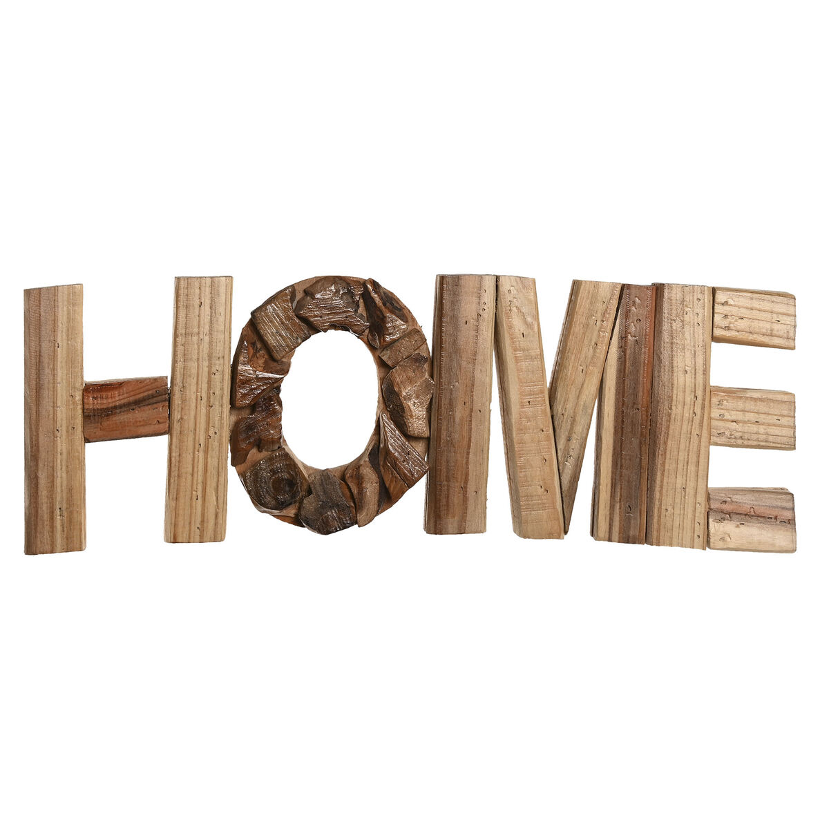 Statua Decorativa Home Esprit Naturale Marrone Chiaro Città 58 X 4 X 20 cm
