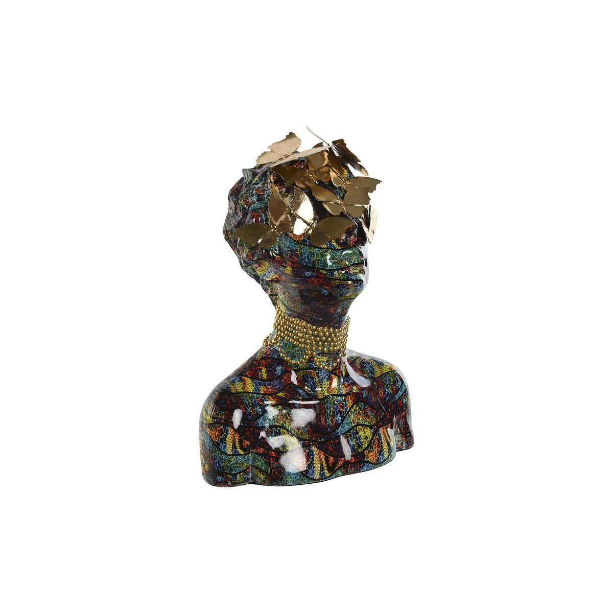 Statua Decorativa Home Esprit Multicolore Busto 26 X 18,50 X 37 Cm 26 X 18,5 X 34 cm