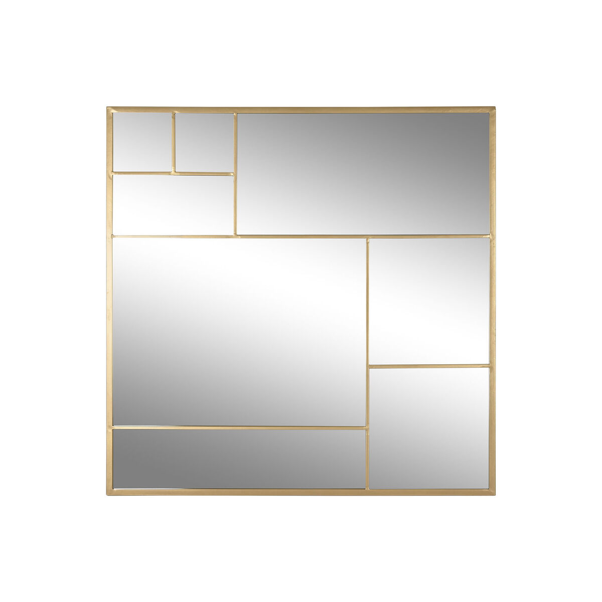 Specchio Da Parete Home Esprit Dorato 90 X 2 X 90 cm