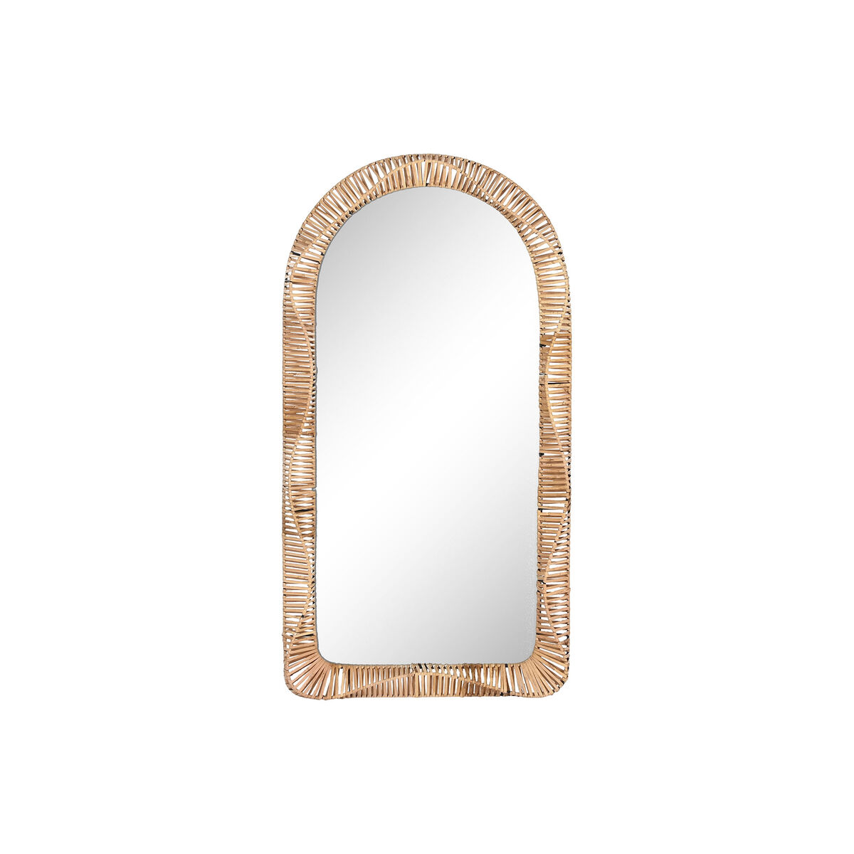 Specchio Da Parete Home Esprit Naturale Tropicale 61,5 X 7 X 117 cm