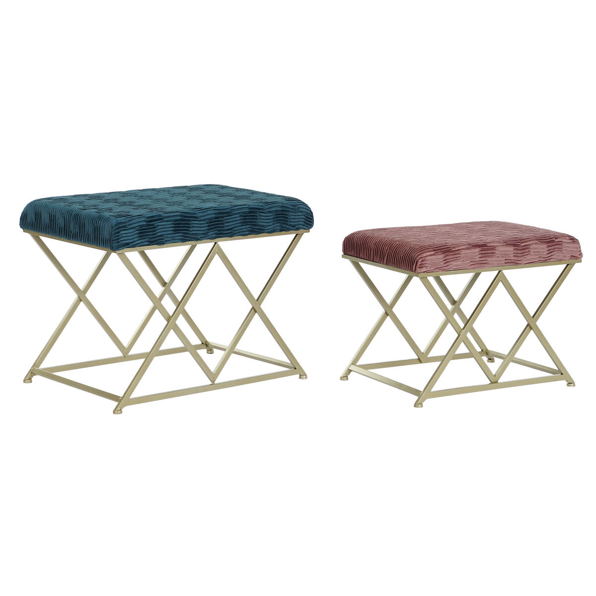 Panca Dkd Home Decor 62 X 42 X 47 Cm Metallo