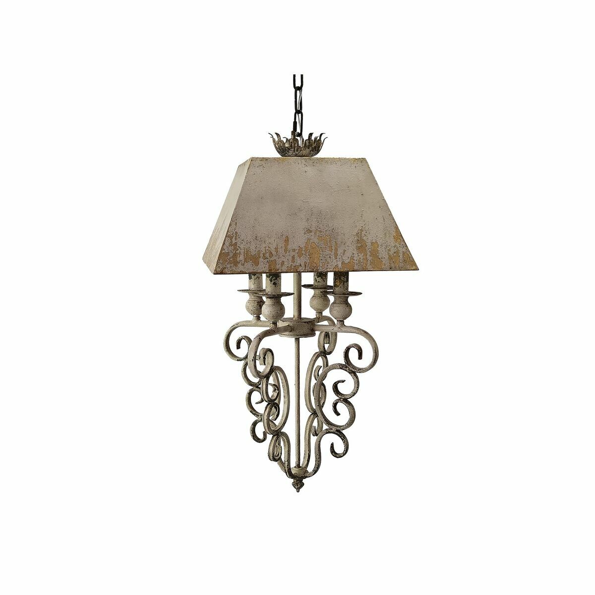 Lampadario Dkd Home Decor Metallo Neoclassico (37,5 X 37,5 X 73,5 Cm)