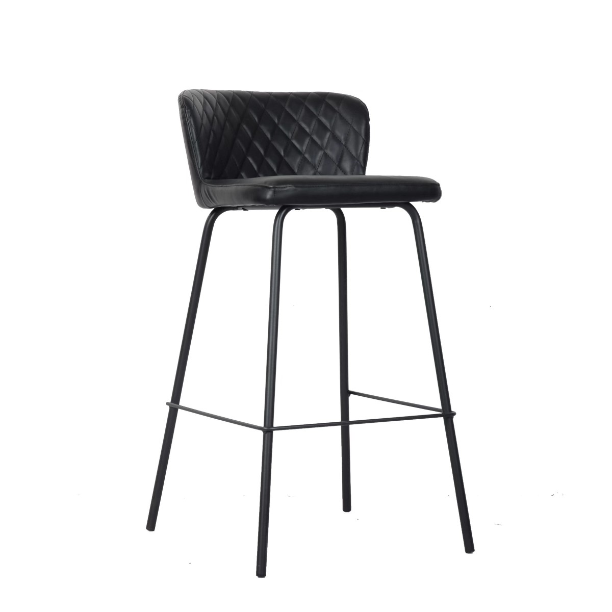 Sgabello Dkd Home Decor 40 X 42,5 X 81,5 Cm Nero Azzurro Metallo Blu Marino
