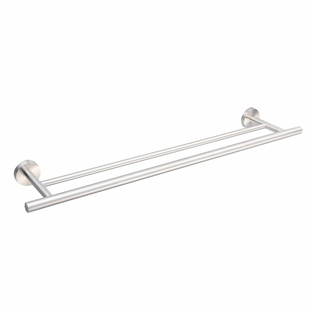 Portasciugamani Dkd Home Decor 70 X 13,5 X 5,3 Cm Argentato Acciaio Inossidabile
