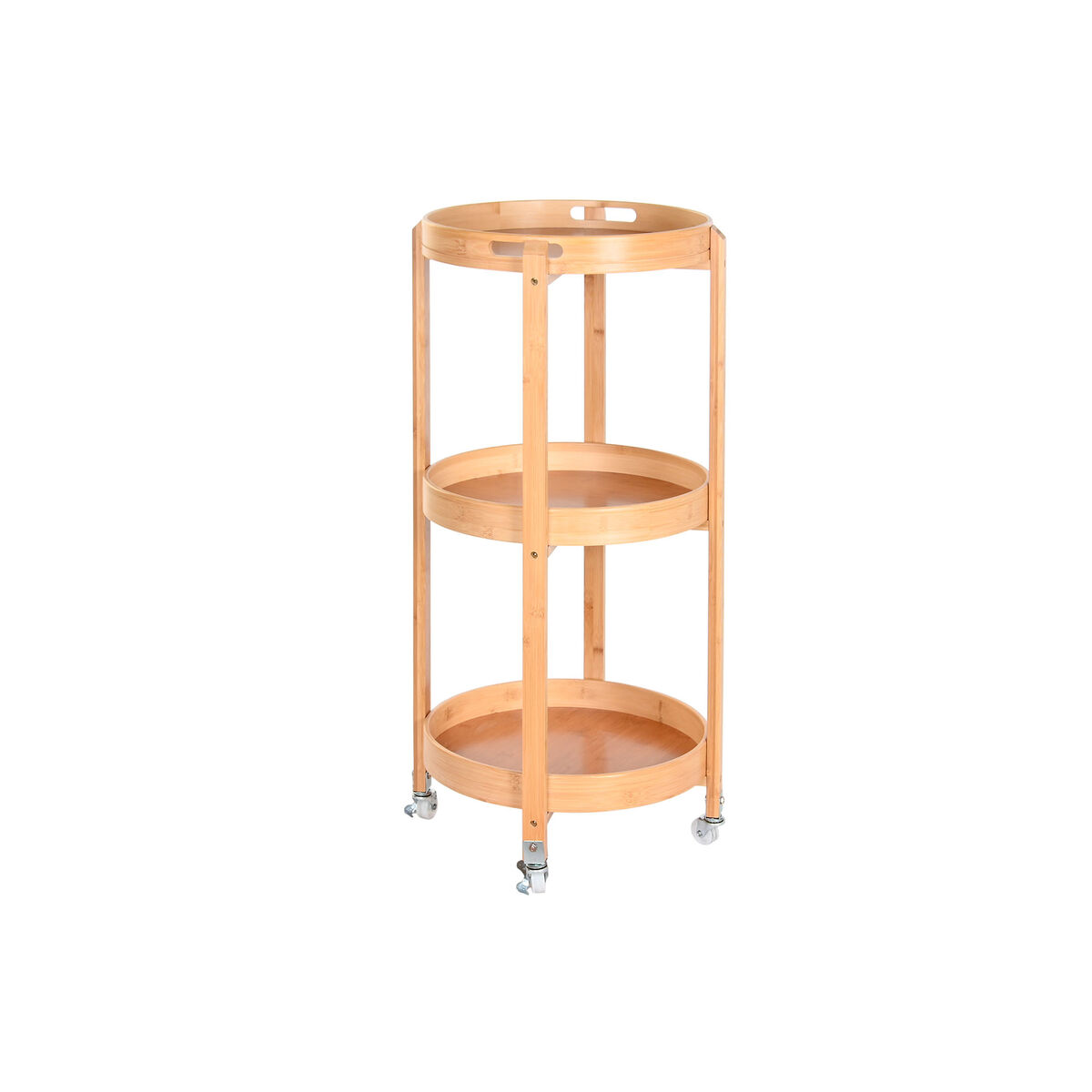 Carrello Da Portata Dkd Home Decor Naturale 44 X 44 X 90 cm