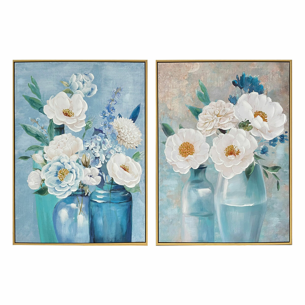 Tela Dkd Home Decor 60 X 3,5 X 80 Cm Vaso Shabby Chic (2 Unità)