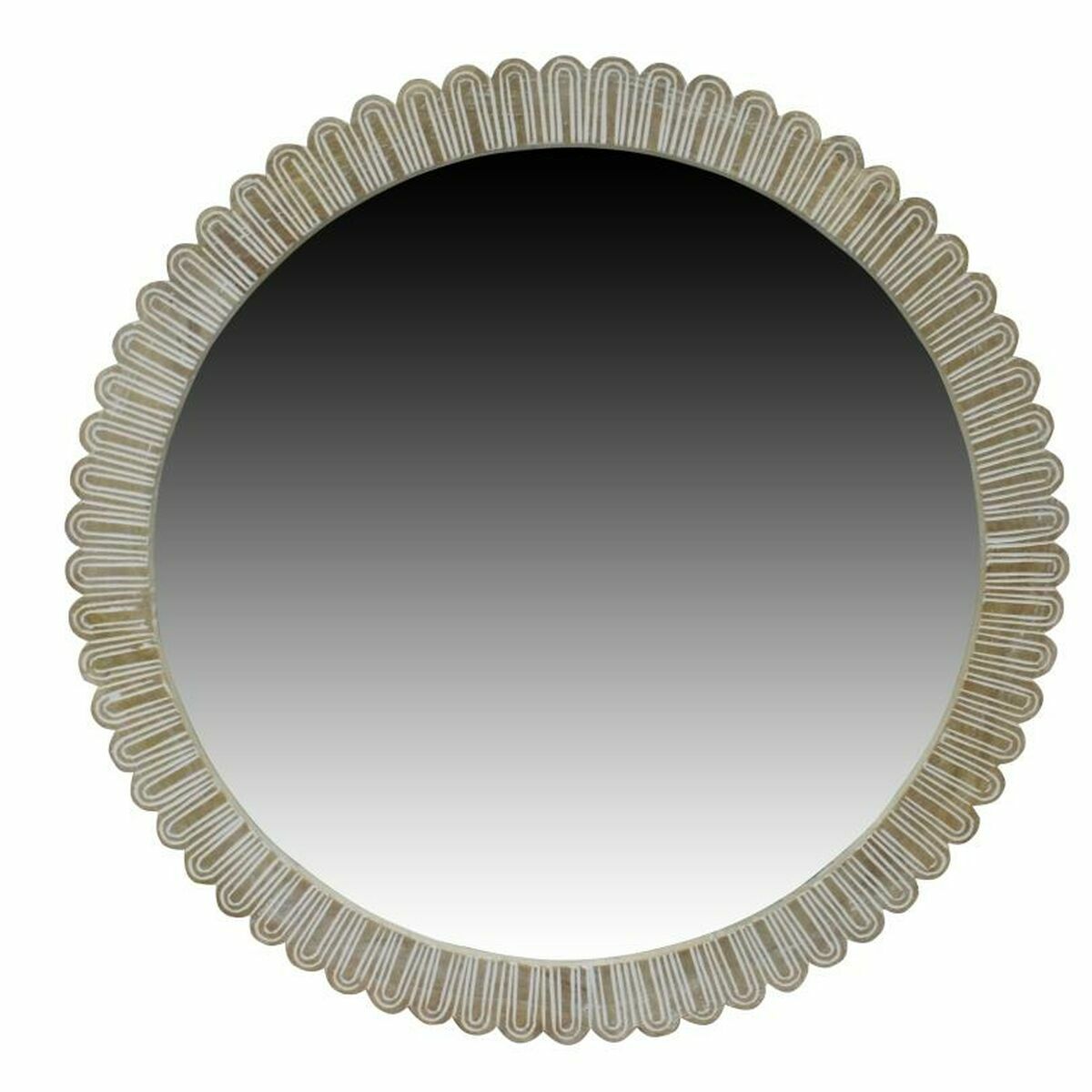 Specchio Da Parete Dkd Home Decor Naturale Coloniale Decapaggio 71 X 3 X 71 cm