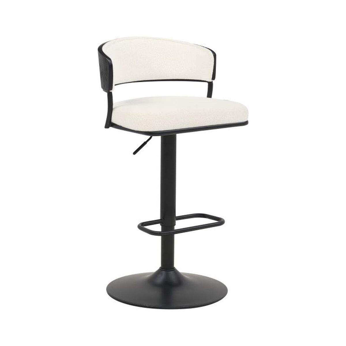 Sgabello Home Esprit Bianco Metallo 48,5 X 48 X 83,5 cm