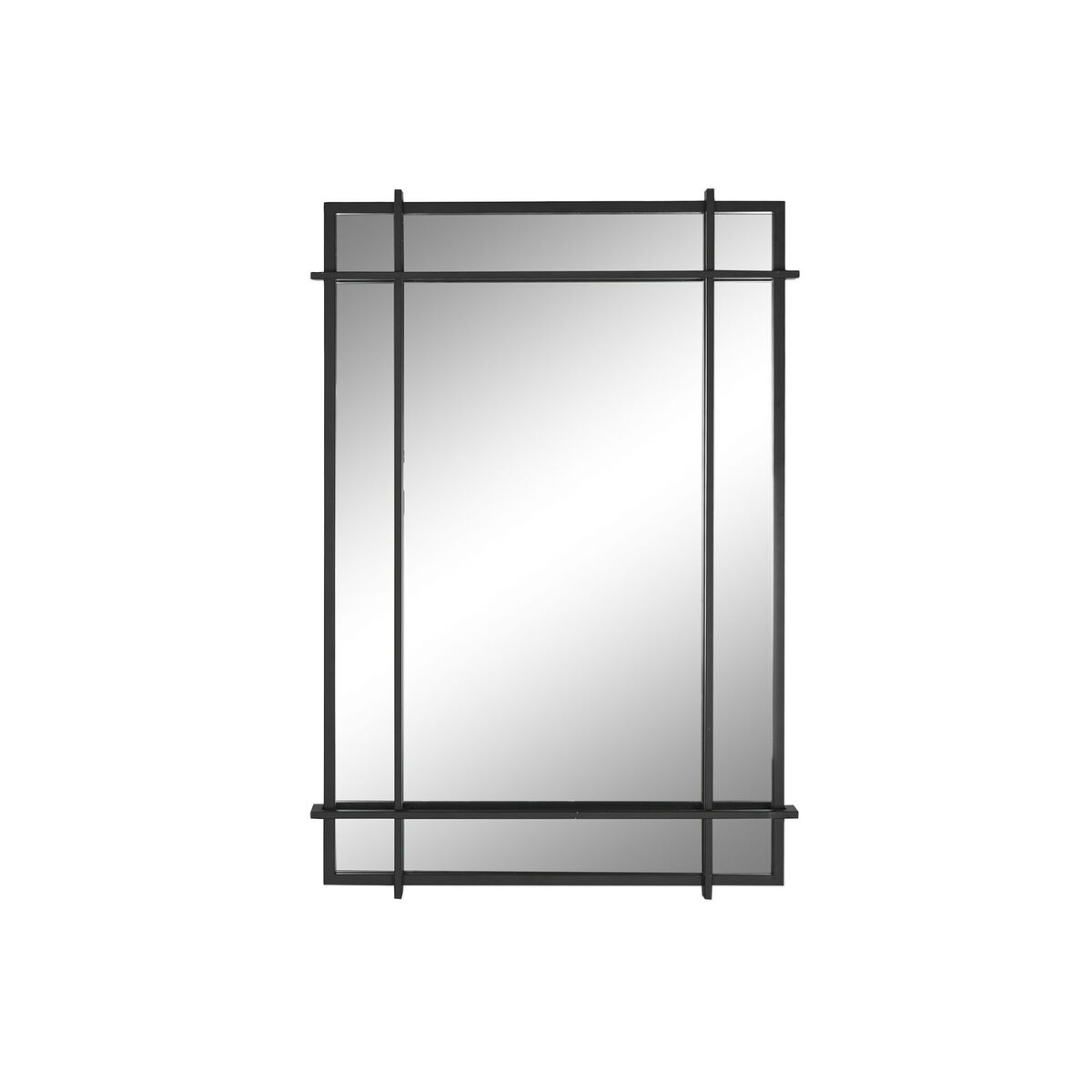 Specchio Da Parete Home Esprit Nero Moderno 65 X 6 X 95 cm