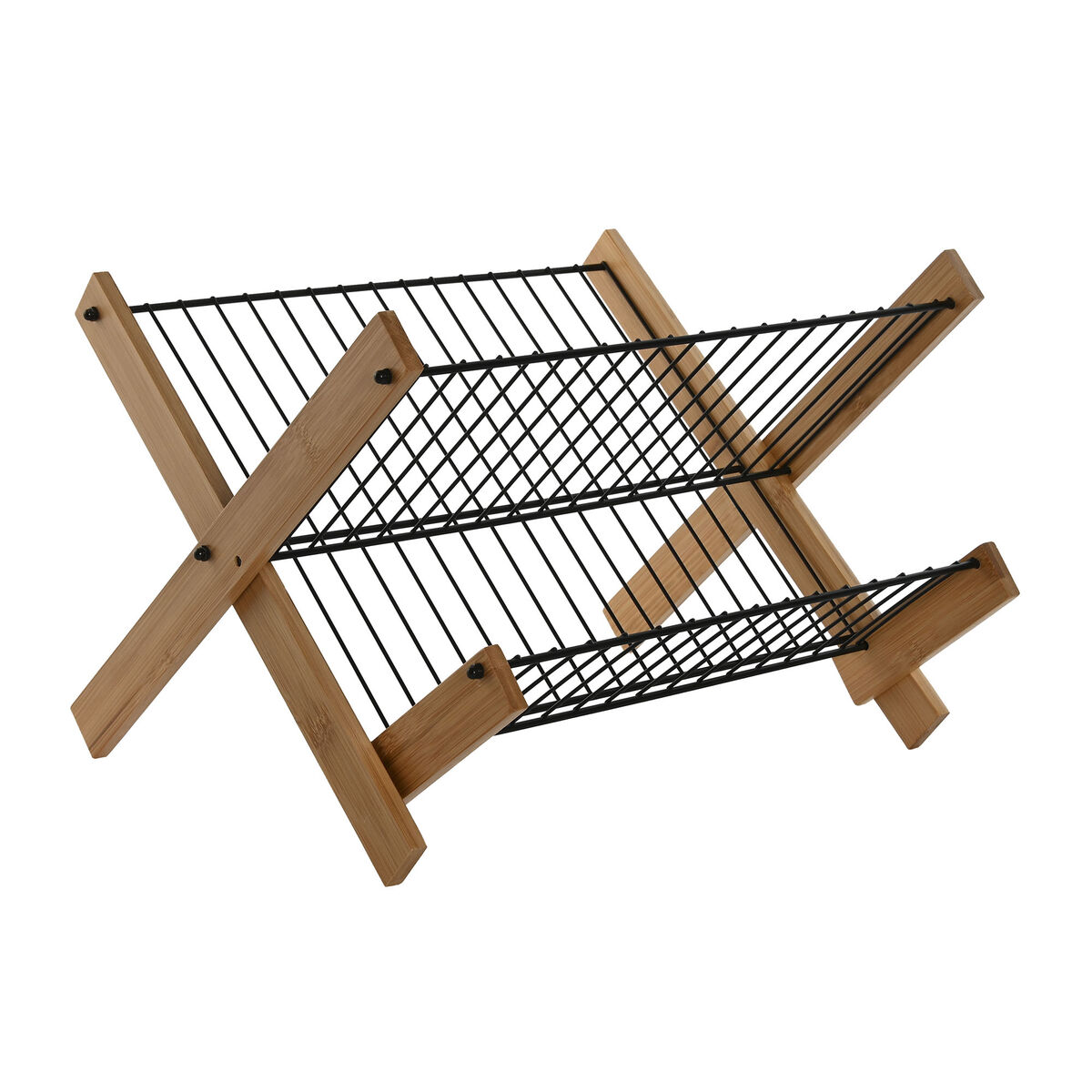 Scolapiatti Da Lavandino Home Esprit Nero 39,5 X 38 X 27 cm