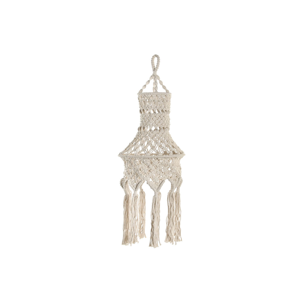 Paralume Home Esprit Macramé Città 30 X 30 X 30 cm