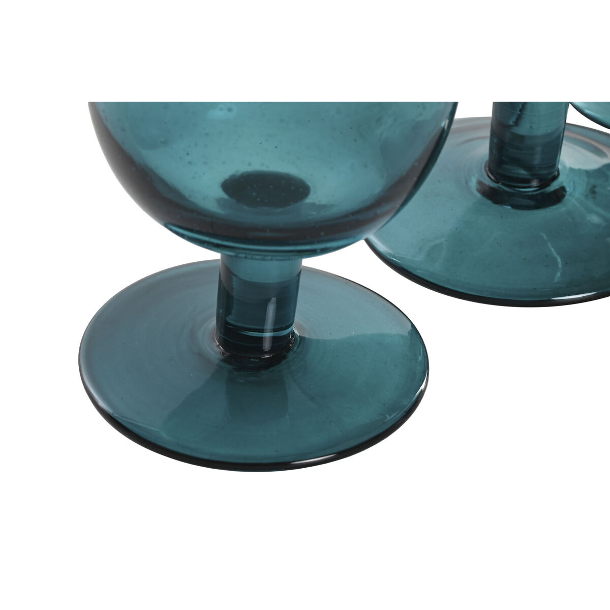 Set Di Bicchieri Home Esprit Turchese Cristallo 300 Ml (6 Unità) - Image 4