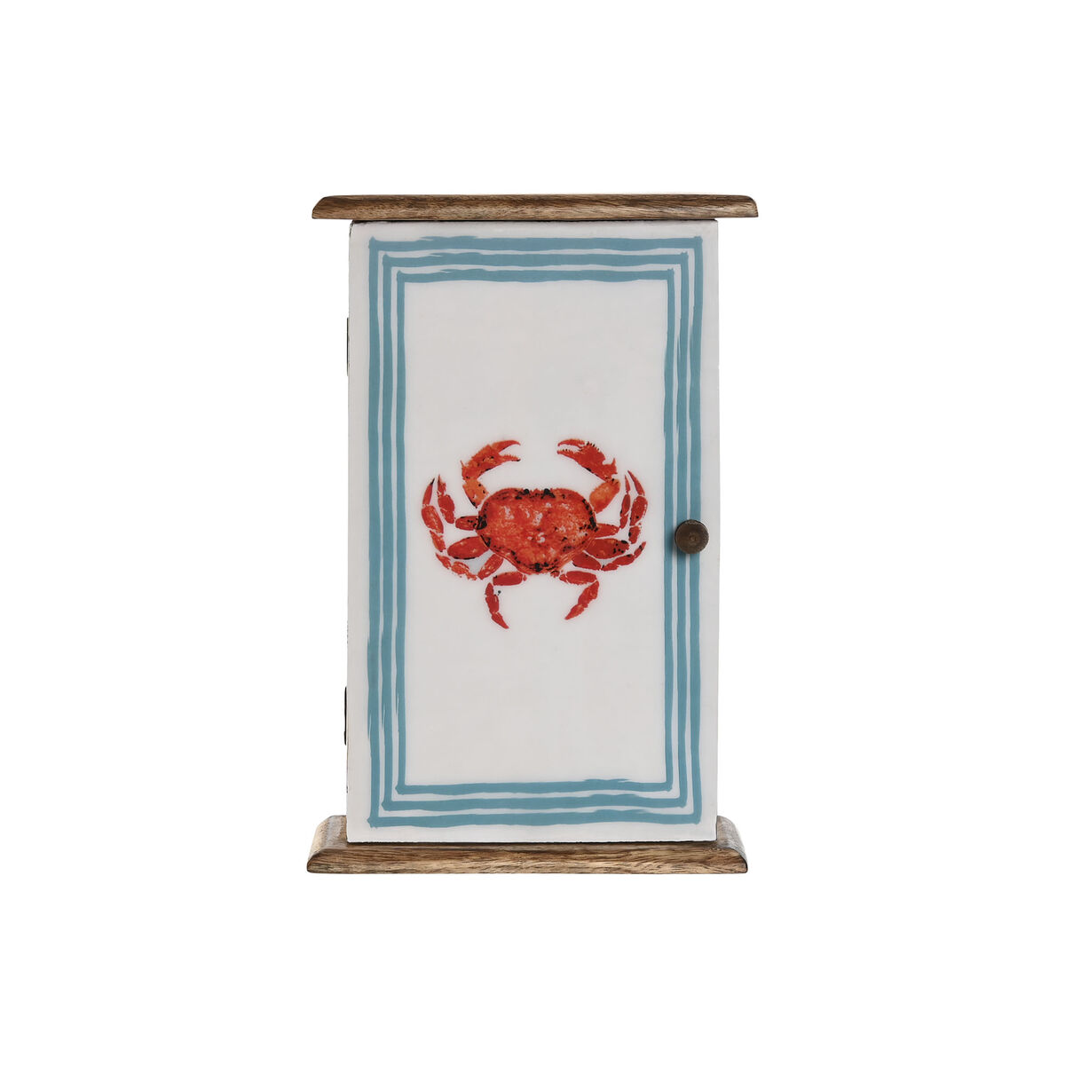Armadietto Portachiavi Home Esprit Multicolore 18 X 7,5 X 28 cm