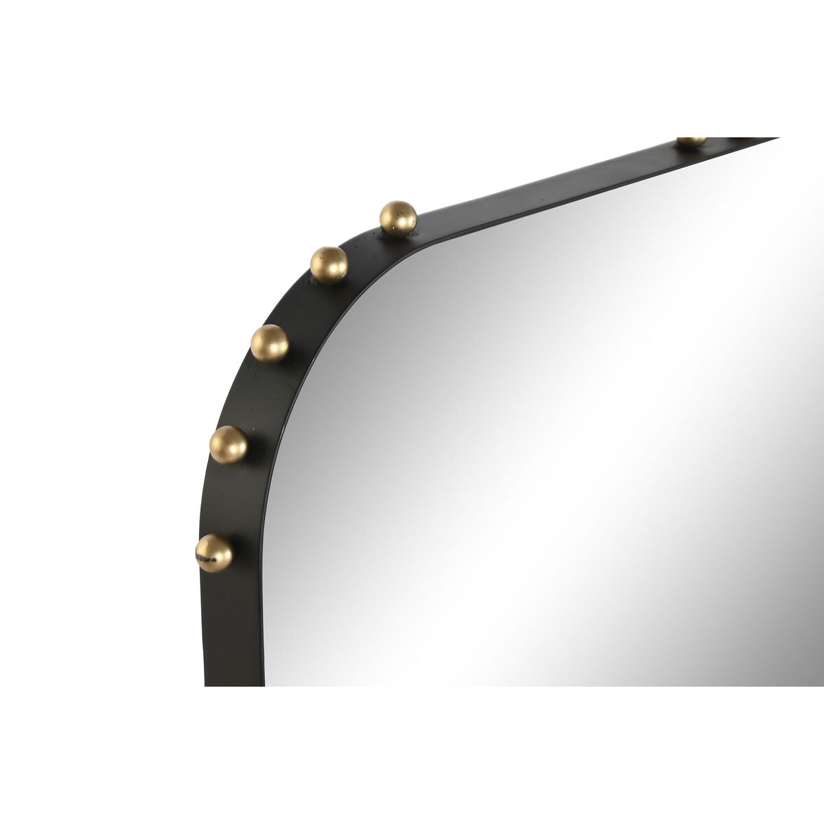 Specchio Da Parete Home Esprit Nero Dorato Moderno